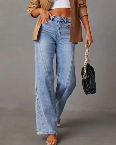 Olivia™ - High-Waisted Wide-Leg Jeans