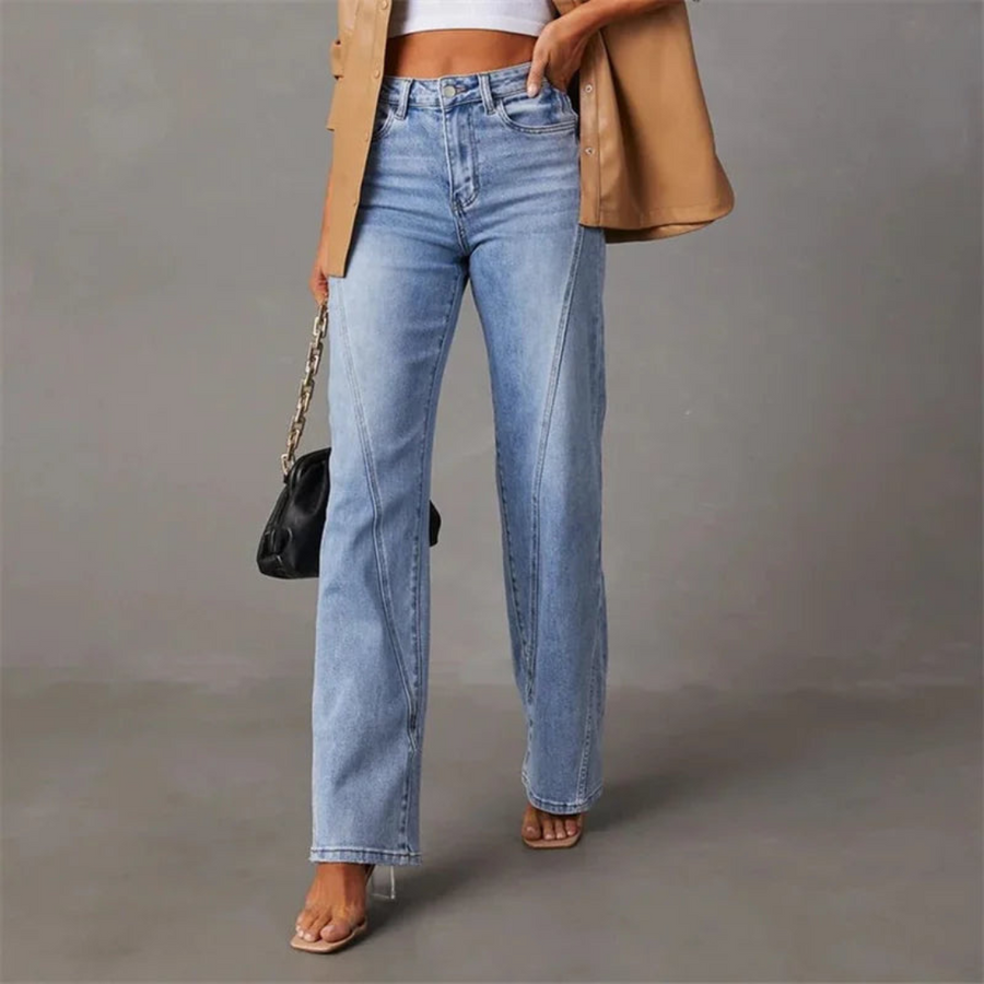 Olivia™ - High-Waisted Wide-Leg Jeans