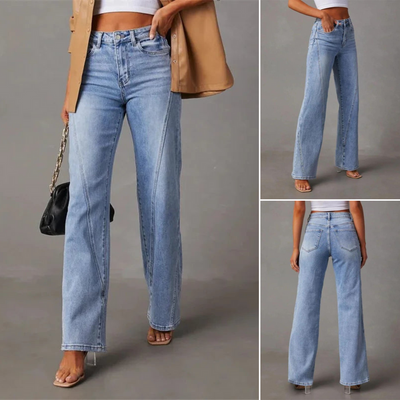 Olivia™ - High-Waisted Wide-Leg Jeans