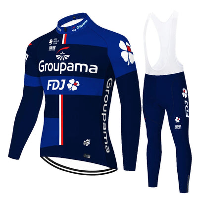FDJ - Professional Cycling Set with Long Sleeves