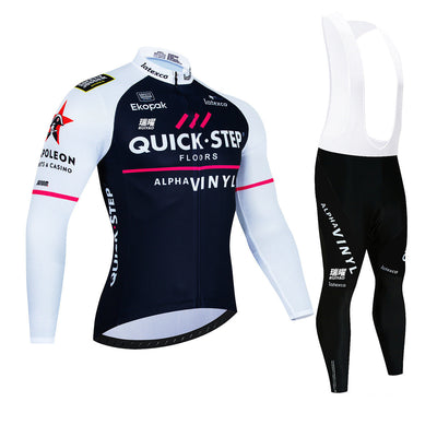Quick Step - Pro Cycling Kit with Long Sleeves