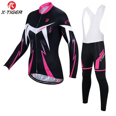 Ladies' Cycling Set - X-Tiger with Long Sleeves