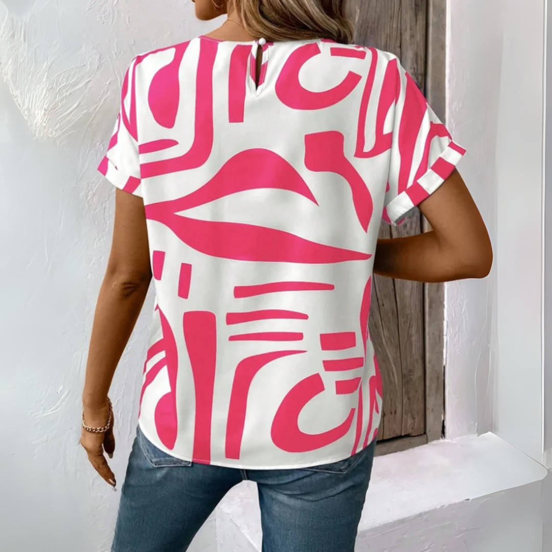 Layla Casual Abstract T-Shirt