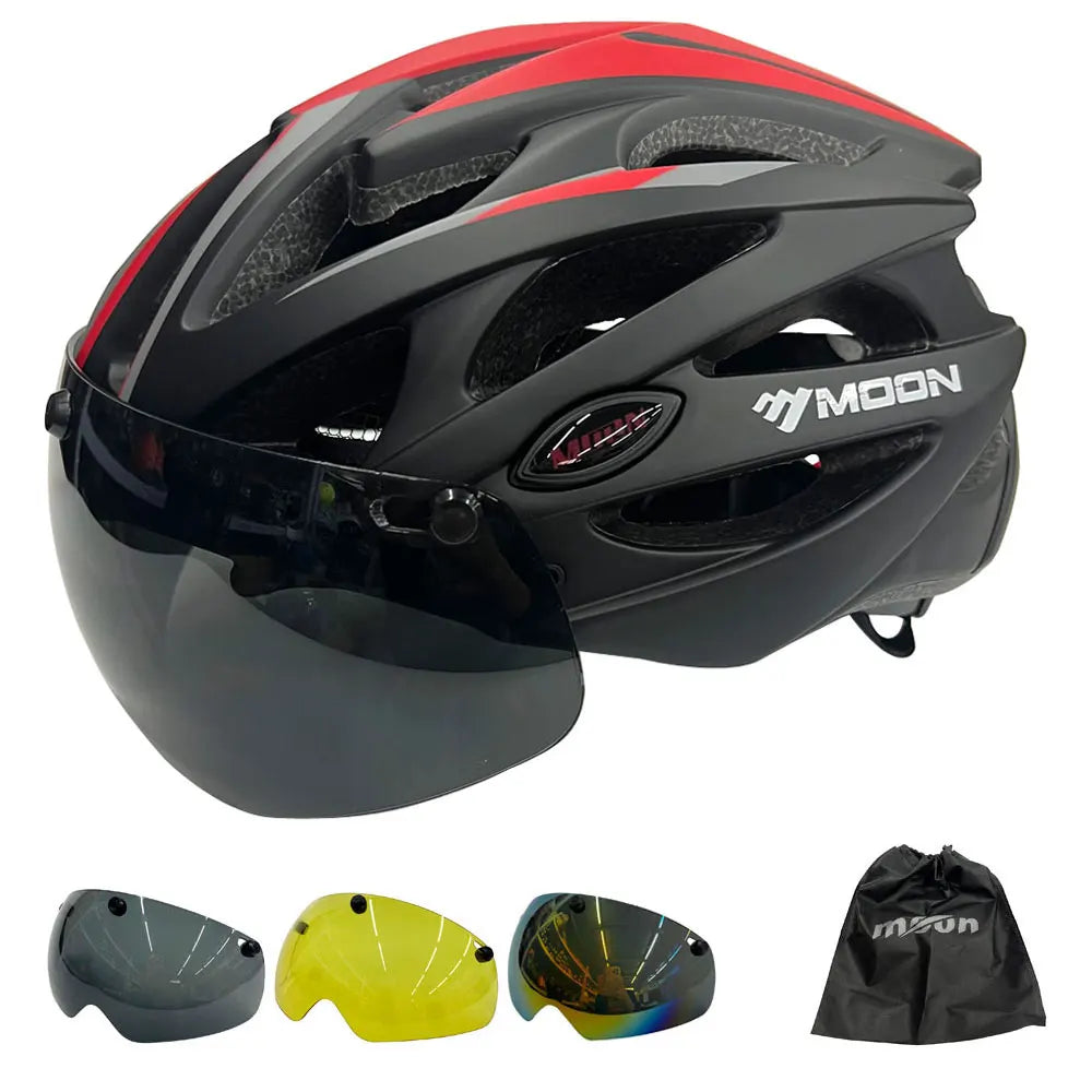 Moon – PRO Bike Helmet with Integrated Visor