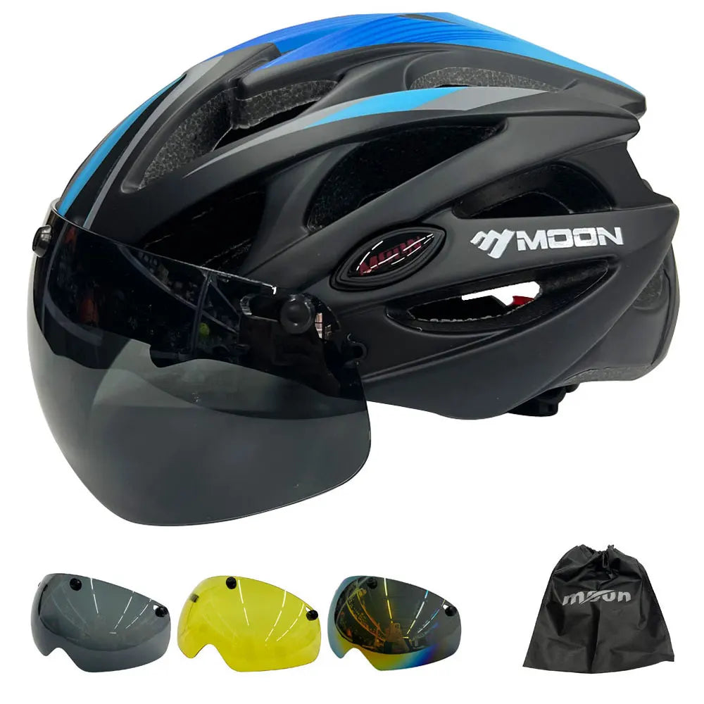 Moon – PRO Bike Helmet with Integrated Visor