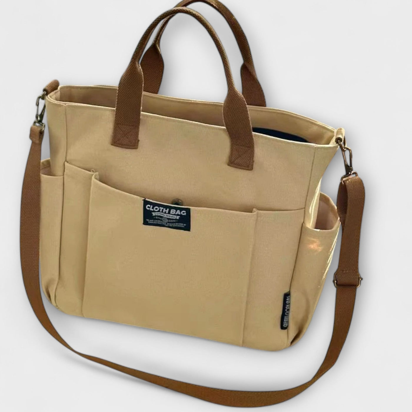 Olivia - Minimalist Canvas Tote Bag