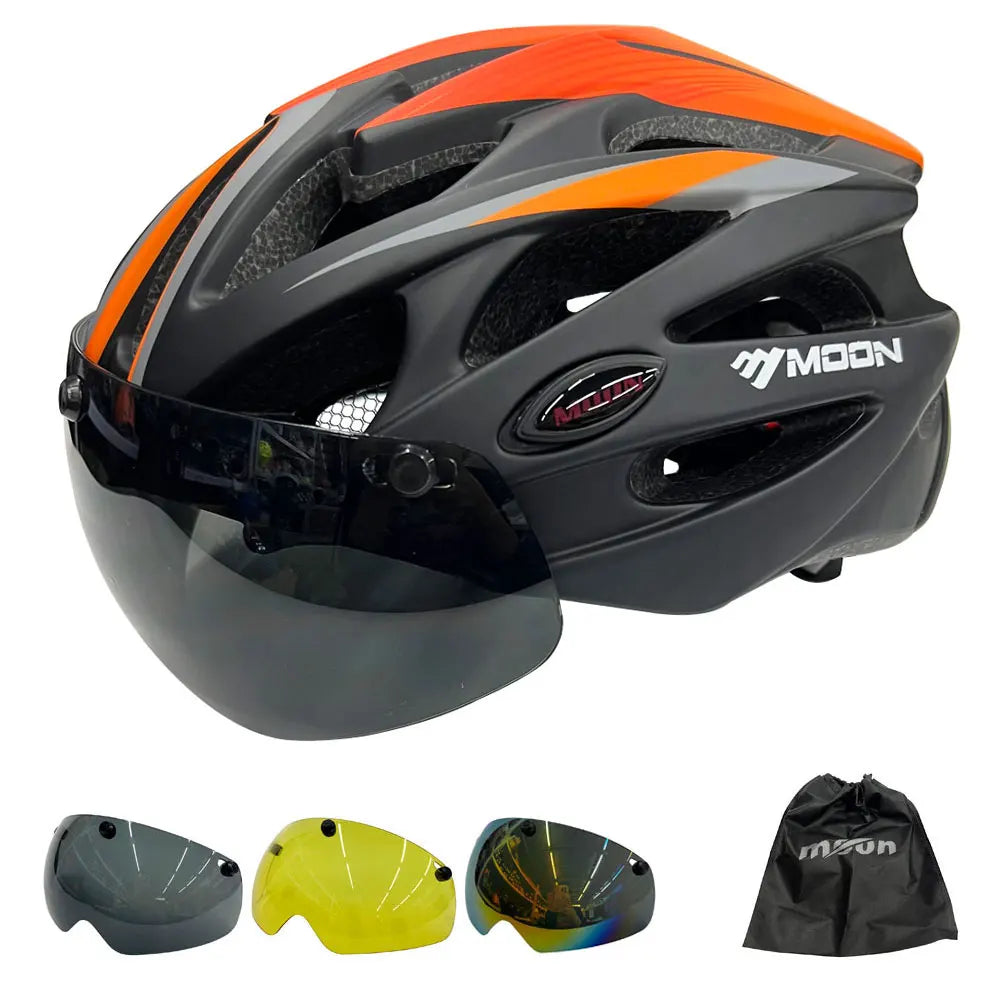 Moon – PRO Bike Helmet with Integrated Visor