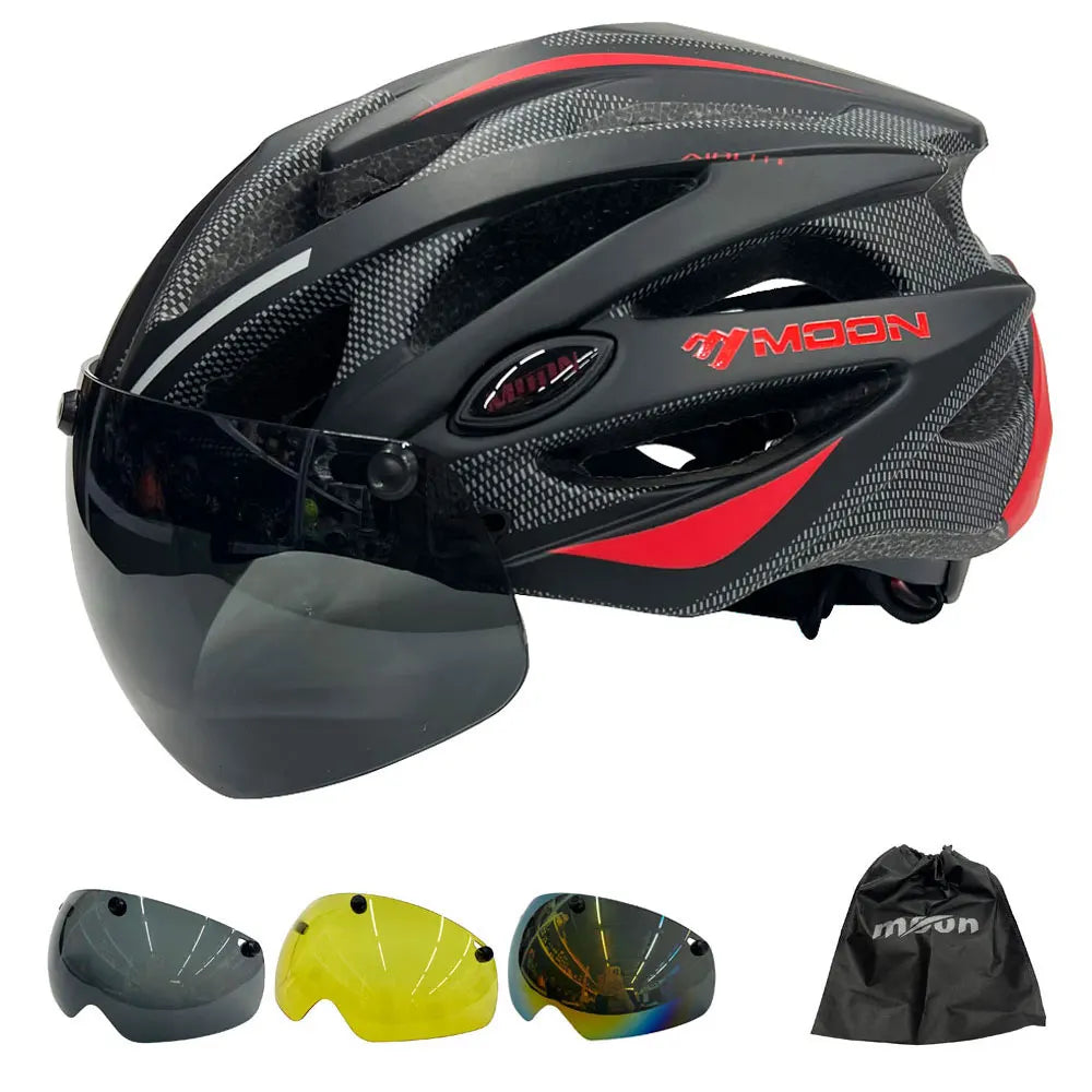 Moon – PRO Bike Helmet with Integrated Visor