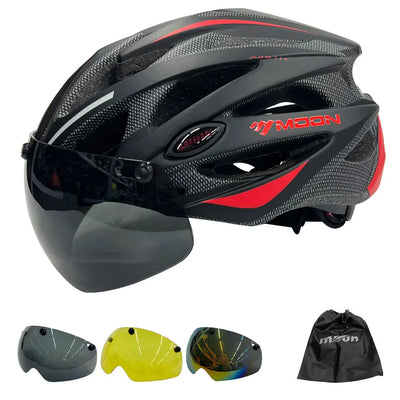 Moon – PRO Bike Helmet with Integrated Visor