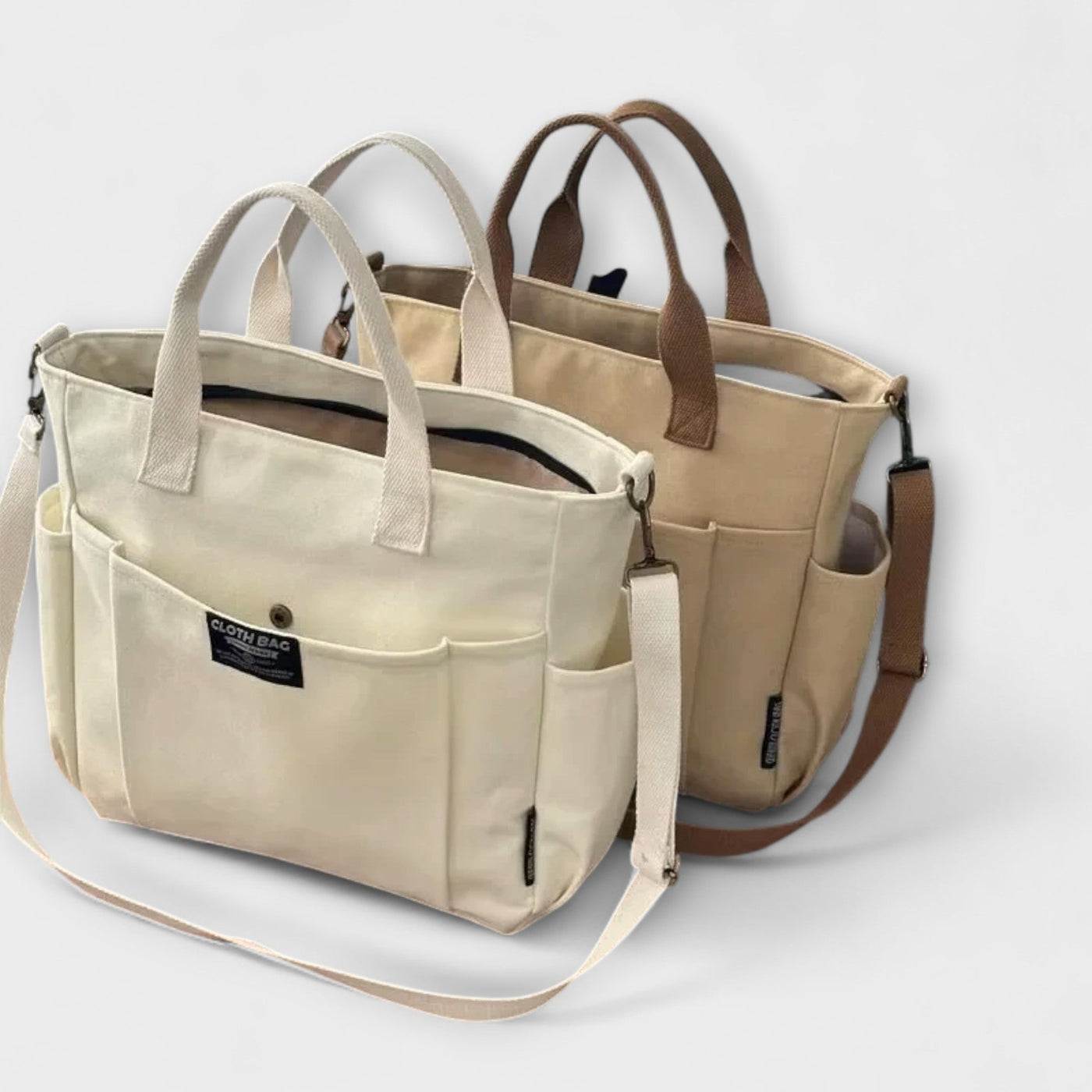 Olivia - Minimalist Canvas Tote Bag