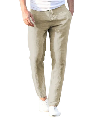 Christopher Casual Linen Trousers