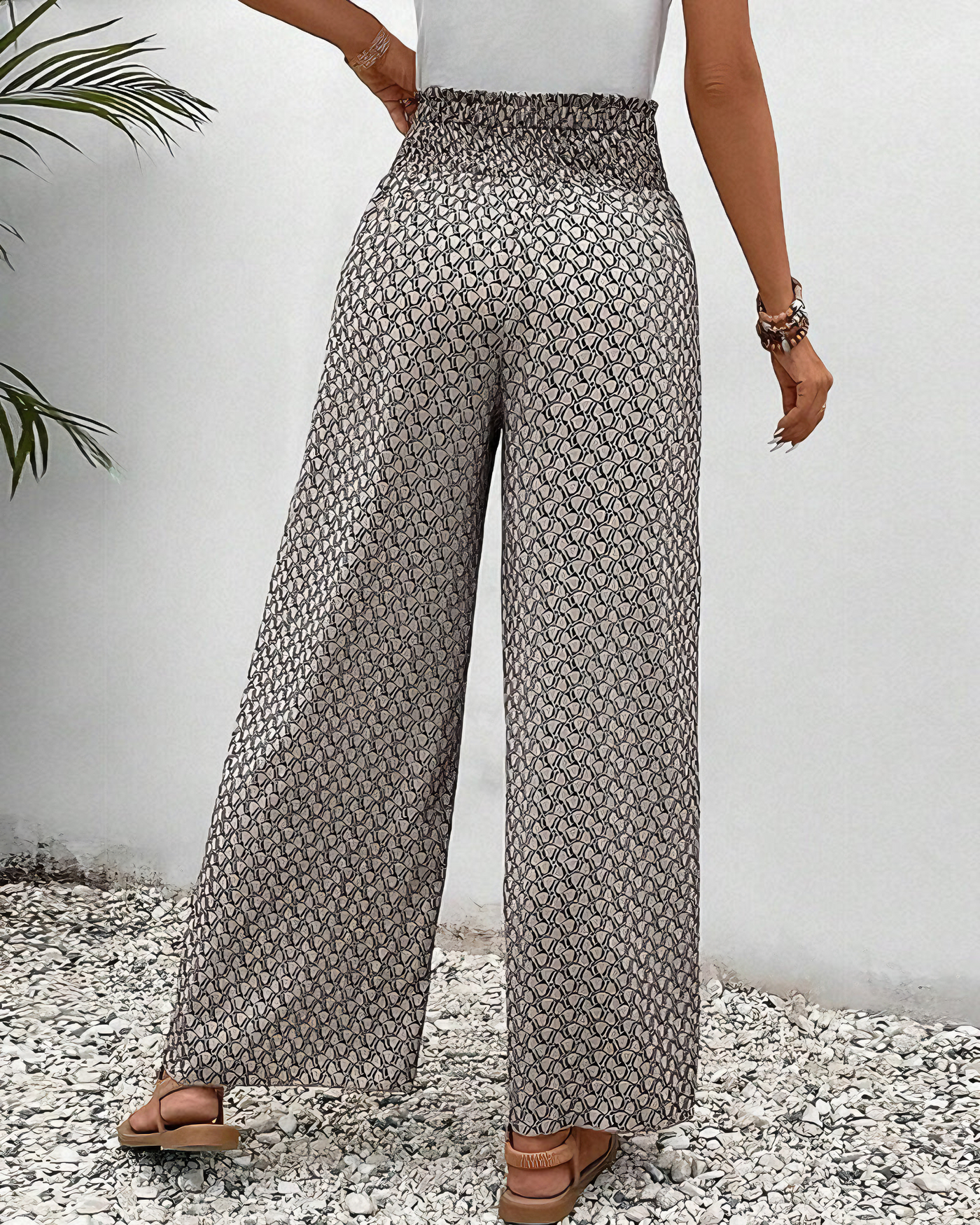 Sahara Relaxed Wide-Leg Trousers