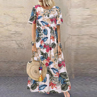 Masie Comfortable Floral Dress