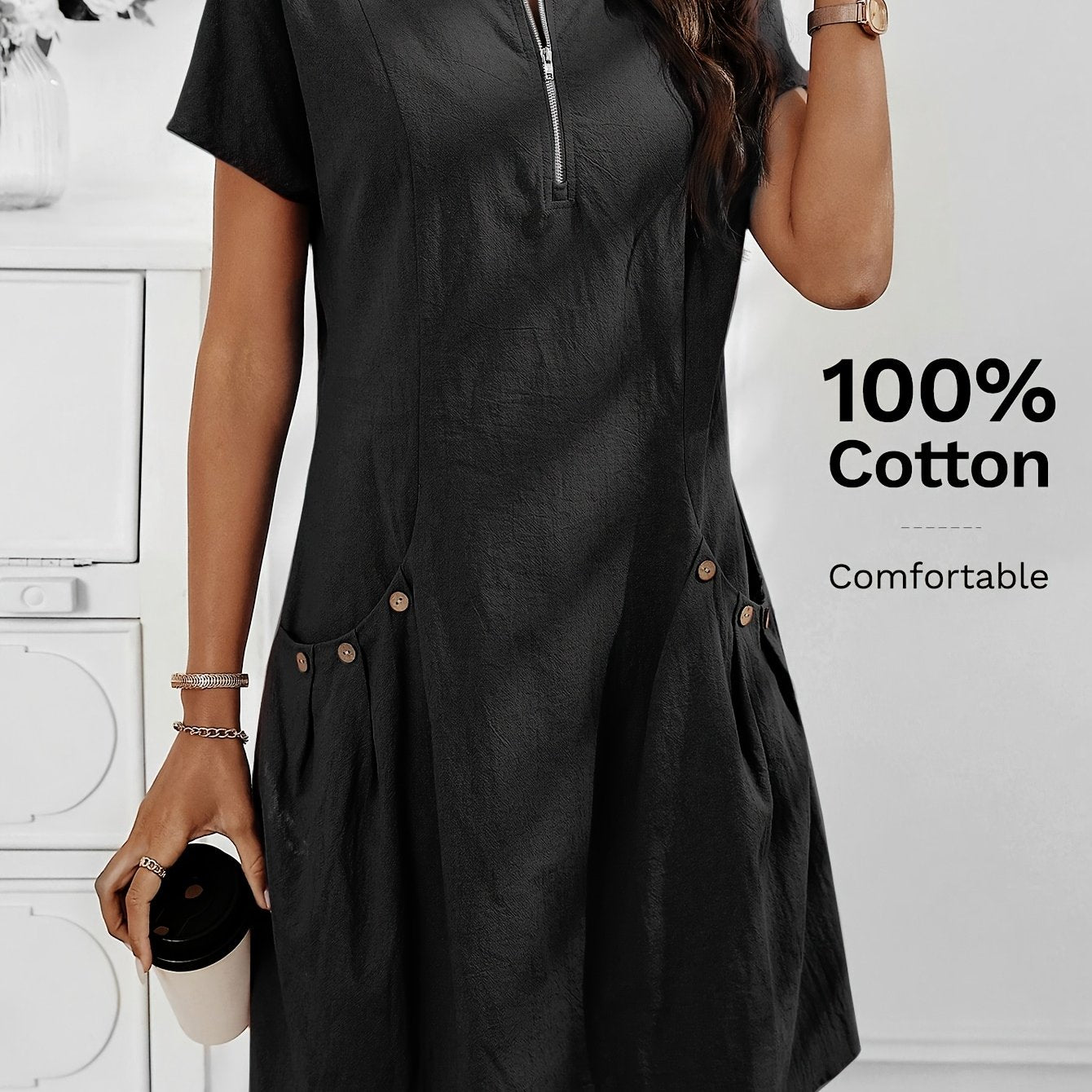 Everyday Ease Cotton Dress