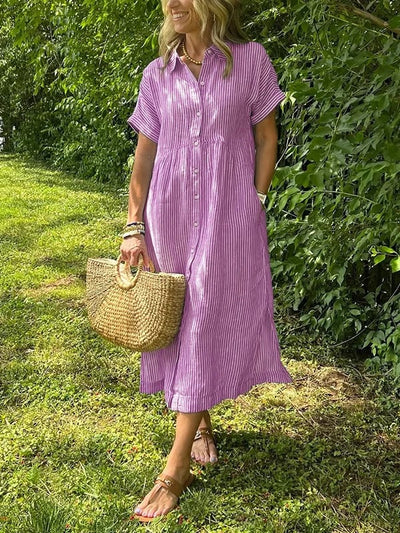 Leviana™ | Summer Dress with Buttons