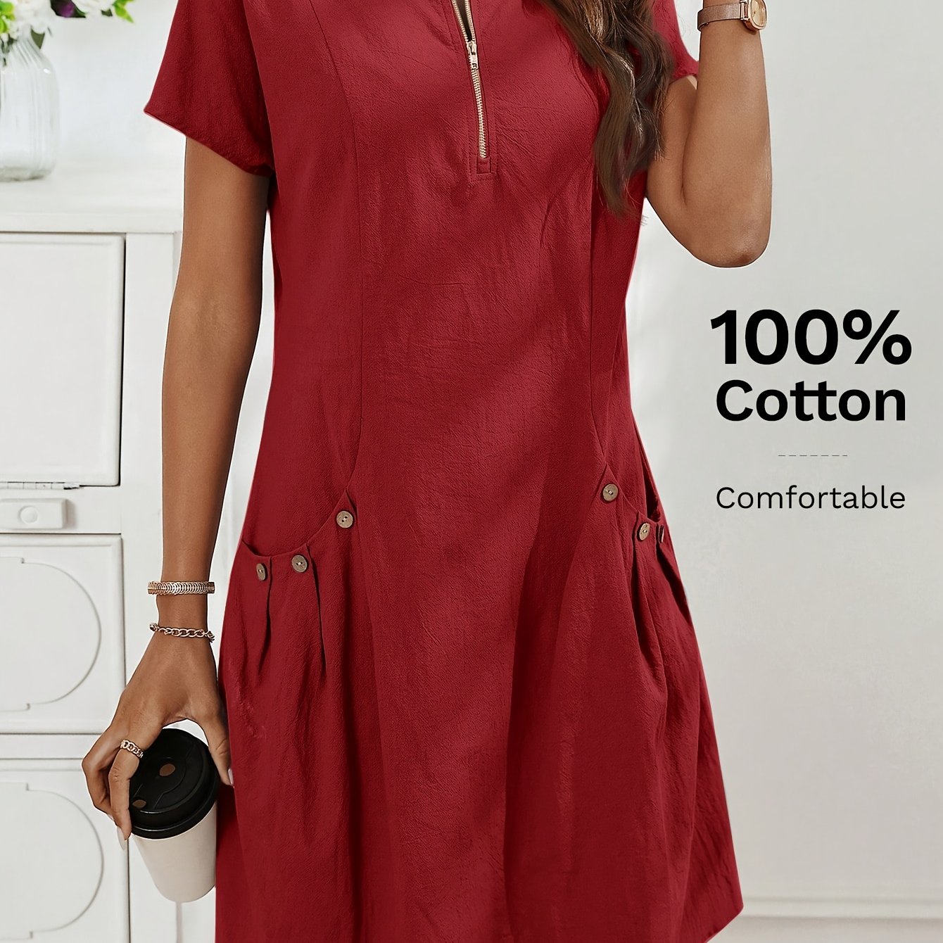 Everyday Ease Cotton Dress
