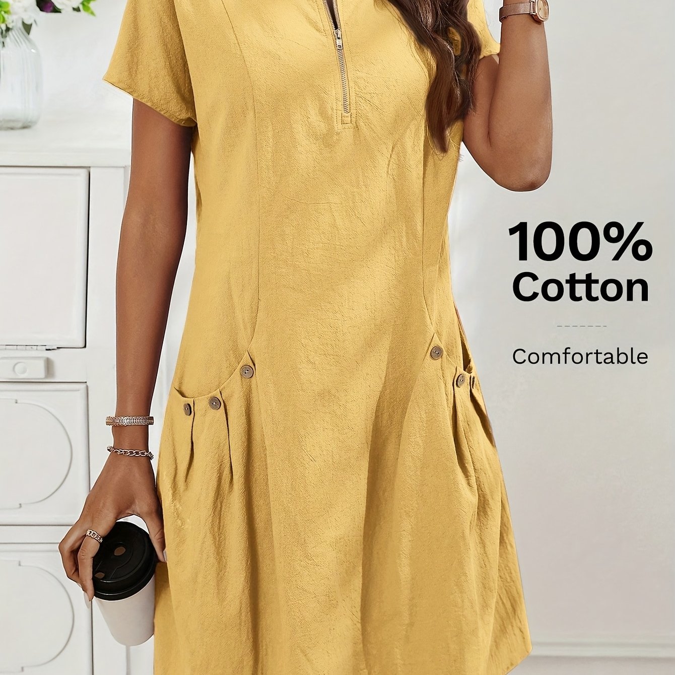 Everyday Ease Cotton Dress