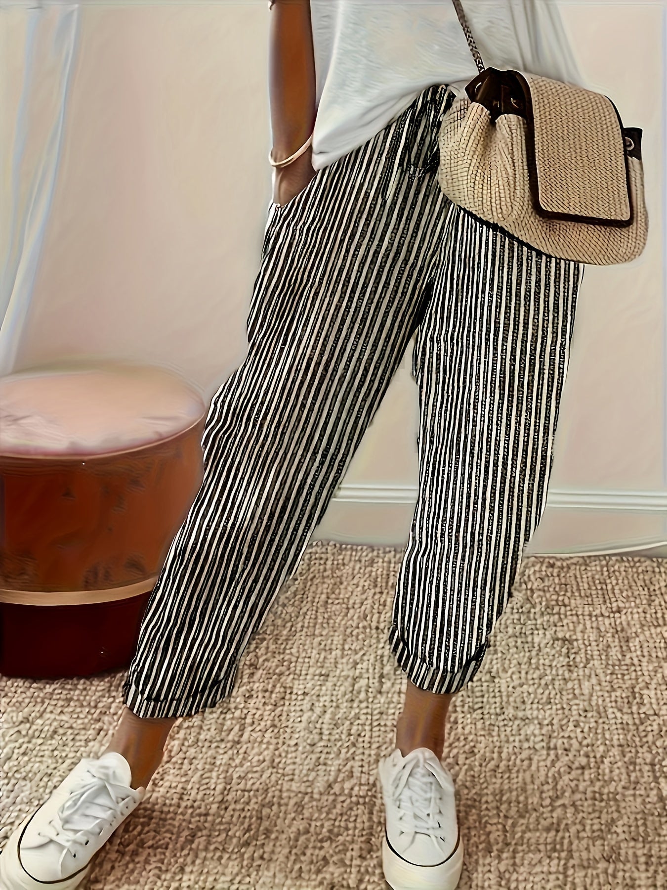 Amelia Stretch Waist Trousers