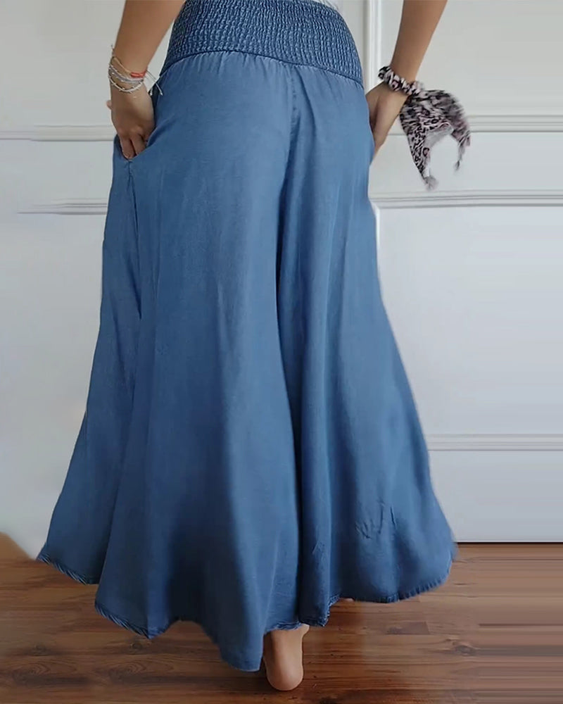 Mira Trousers With Elastic Waist