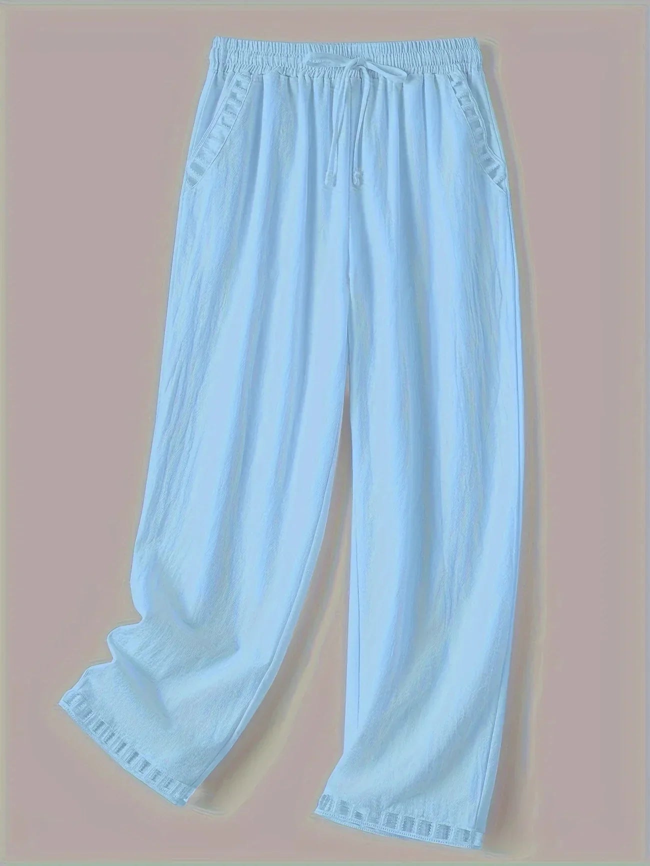 Tracey Contrast Trim Cropped Trousers
