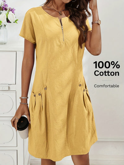 Everyday Ease Cotton Dress