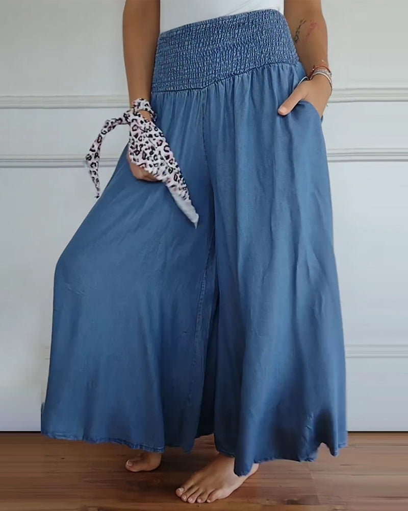 Mira Trousers With Elastic Waist