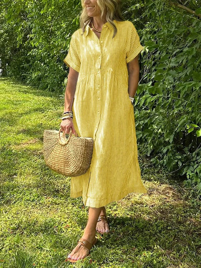 Leviana™ | Summer Dress with Buttons