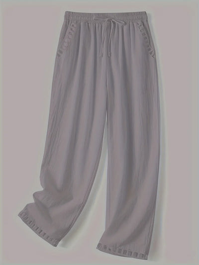 Tracey Contrast Trim Cropped Trousers