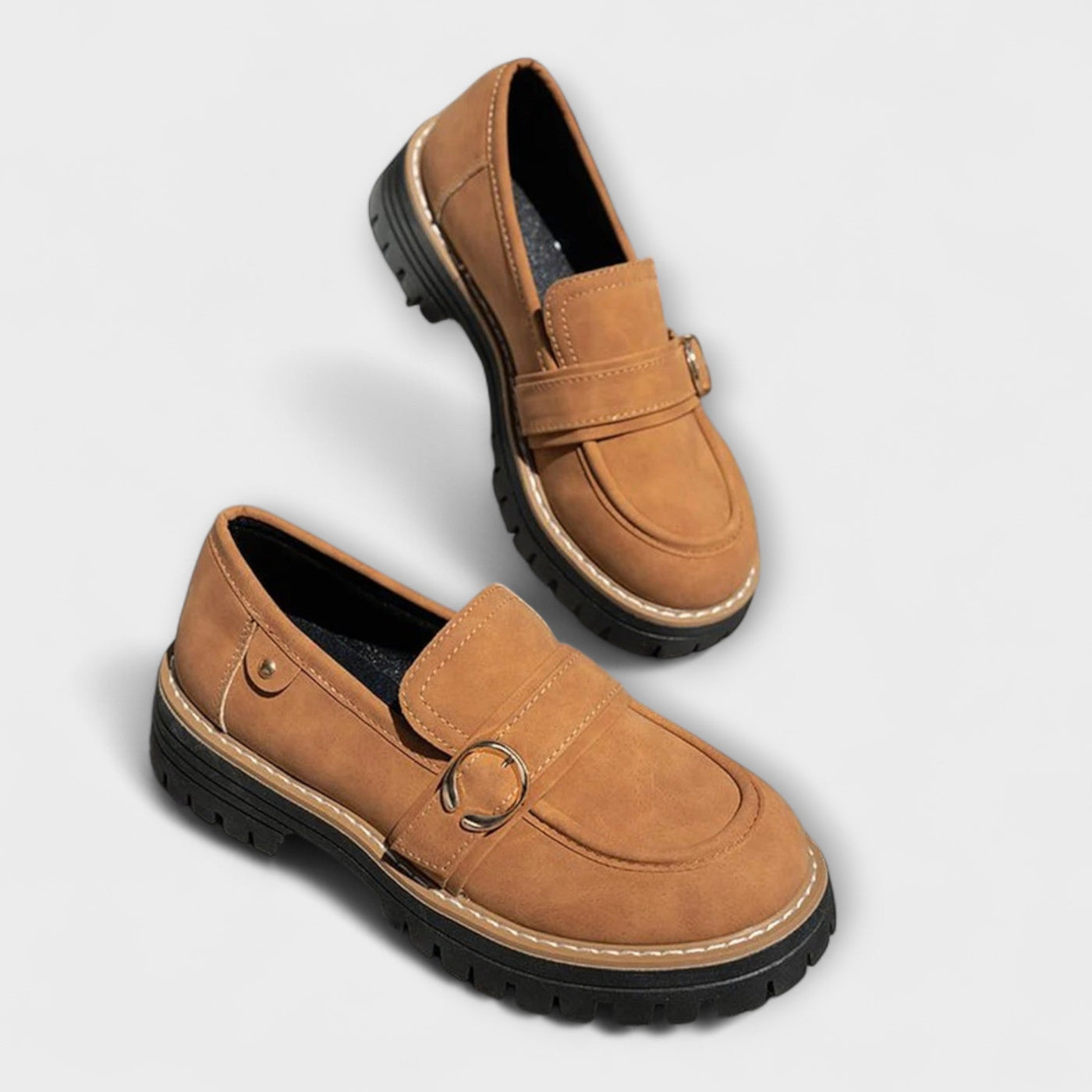 Lora – Casual Moccasins with Round Toe
