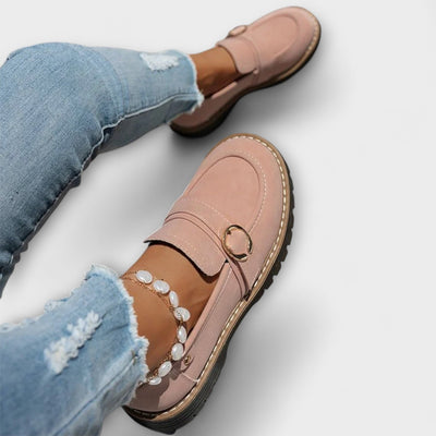 Lora – Casual Moccasins with Round Toe