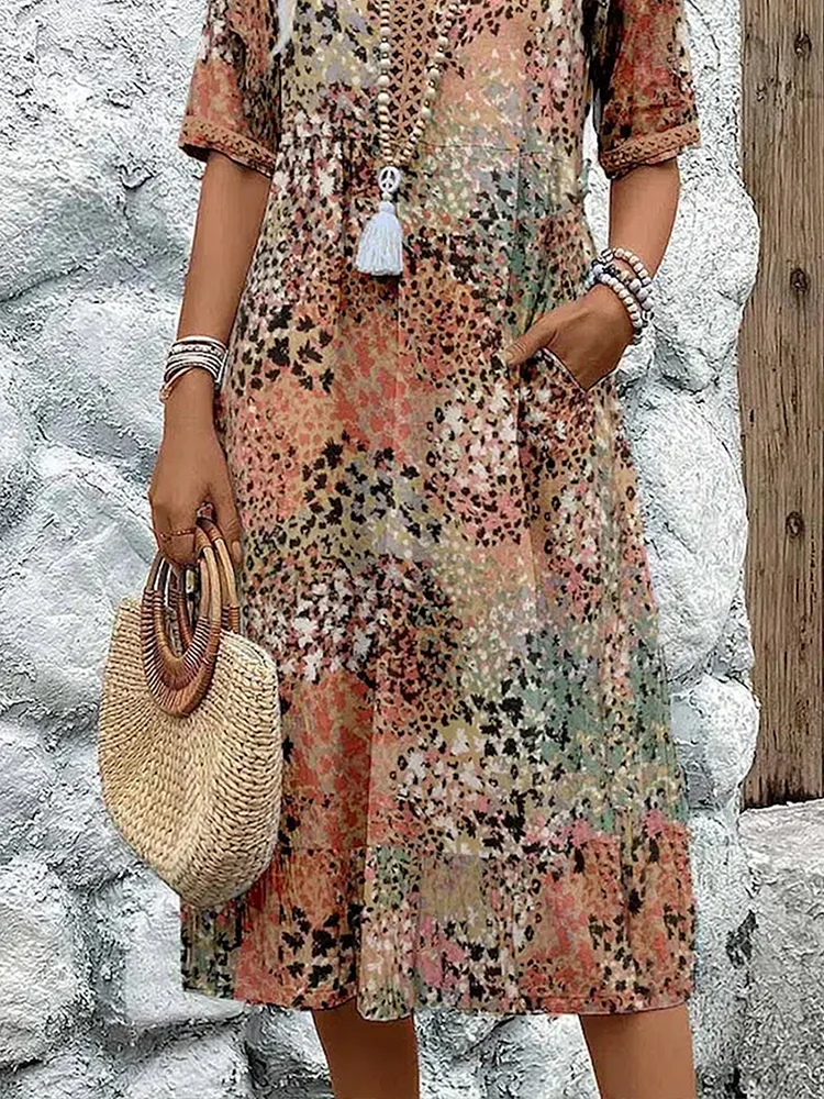 Leviana™ | Animated Floral Dress