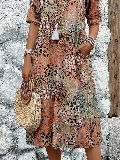 Leviana™ | Animated Floral Dress