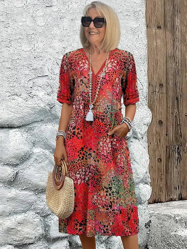 Leviana™ | Animated Floral Dress