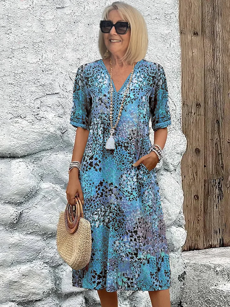 Leviana™ | Animated Floral Dress