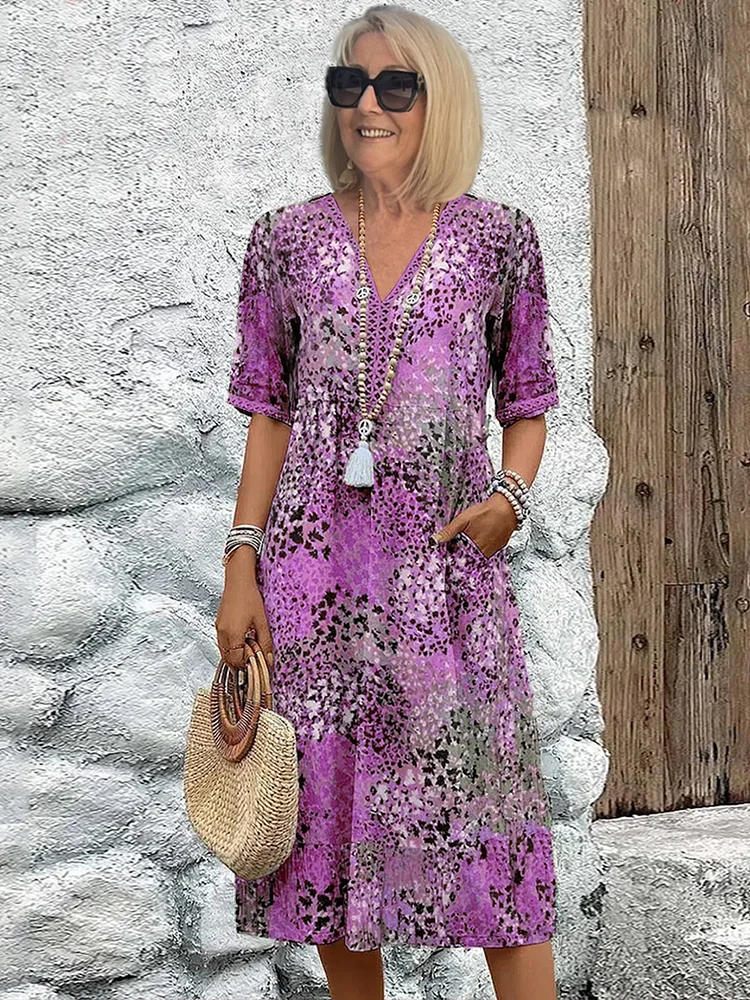 Leviana™ | Animated Floral Dress