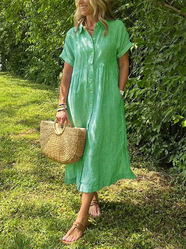 Leviana™ | Summer Dress with Buttons