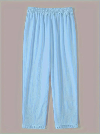 Tracey Contrast Trim Cropped Trousers