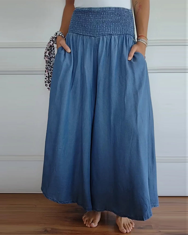 Mira Trousers With Elastic Waist