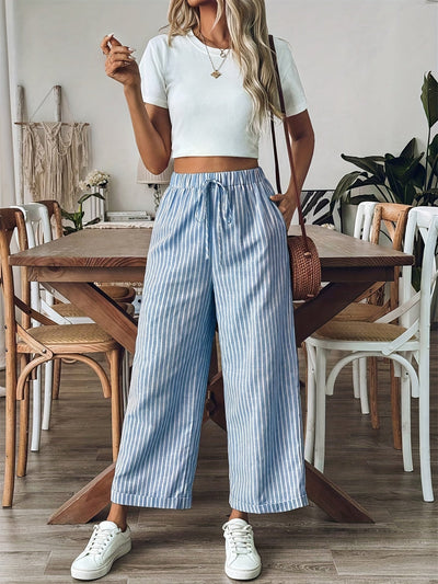 Leona Striped Trousers