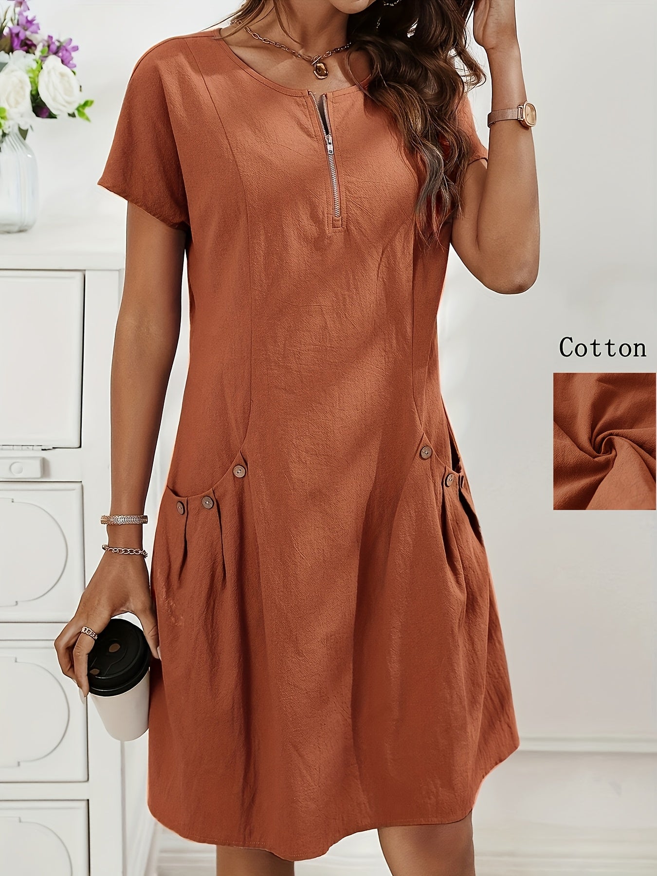 Everyday Ease Cotton Dress