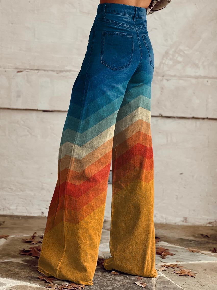 Spectrum Vintage Flared Trousers