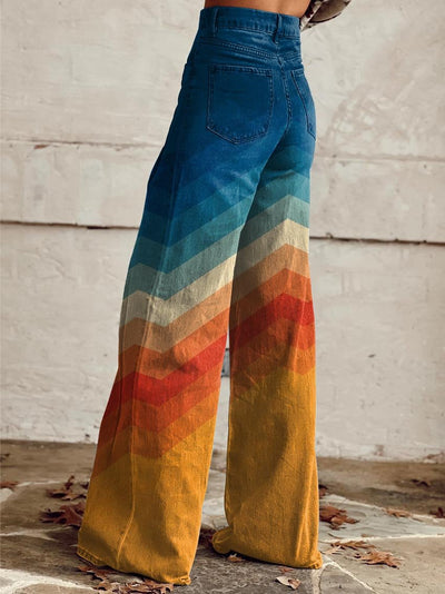 Spectrum Vintage Flared Trousers