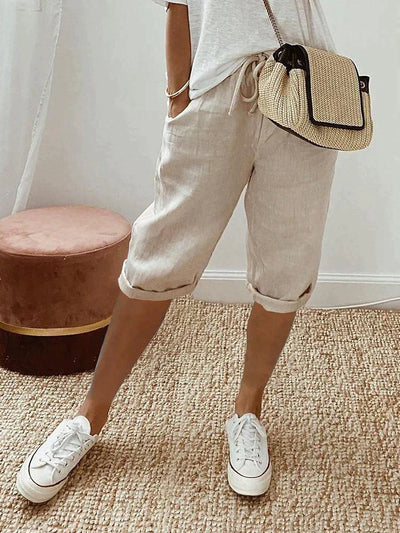 EMMA Cotton-Linen Women's Trousers