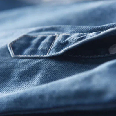 Men's Premium Denim Button-Up