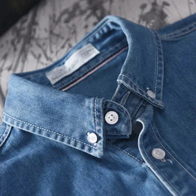 Men's Premium Denim Button-Up