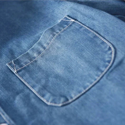 Men's Premium Denim Button-Up
