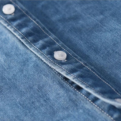 Men's Premium Denim Button-Up