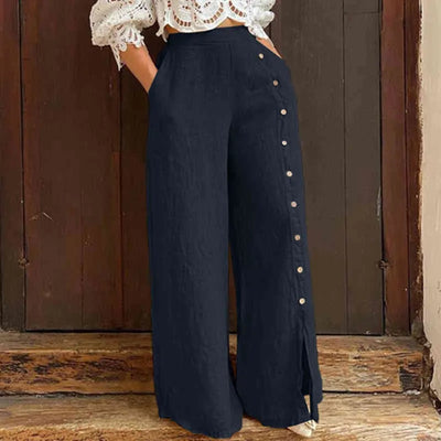 Hannah™ - Casual Wide Leg Pants in Plus Sizes