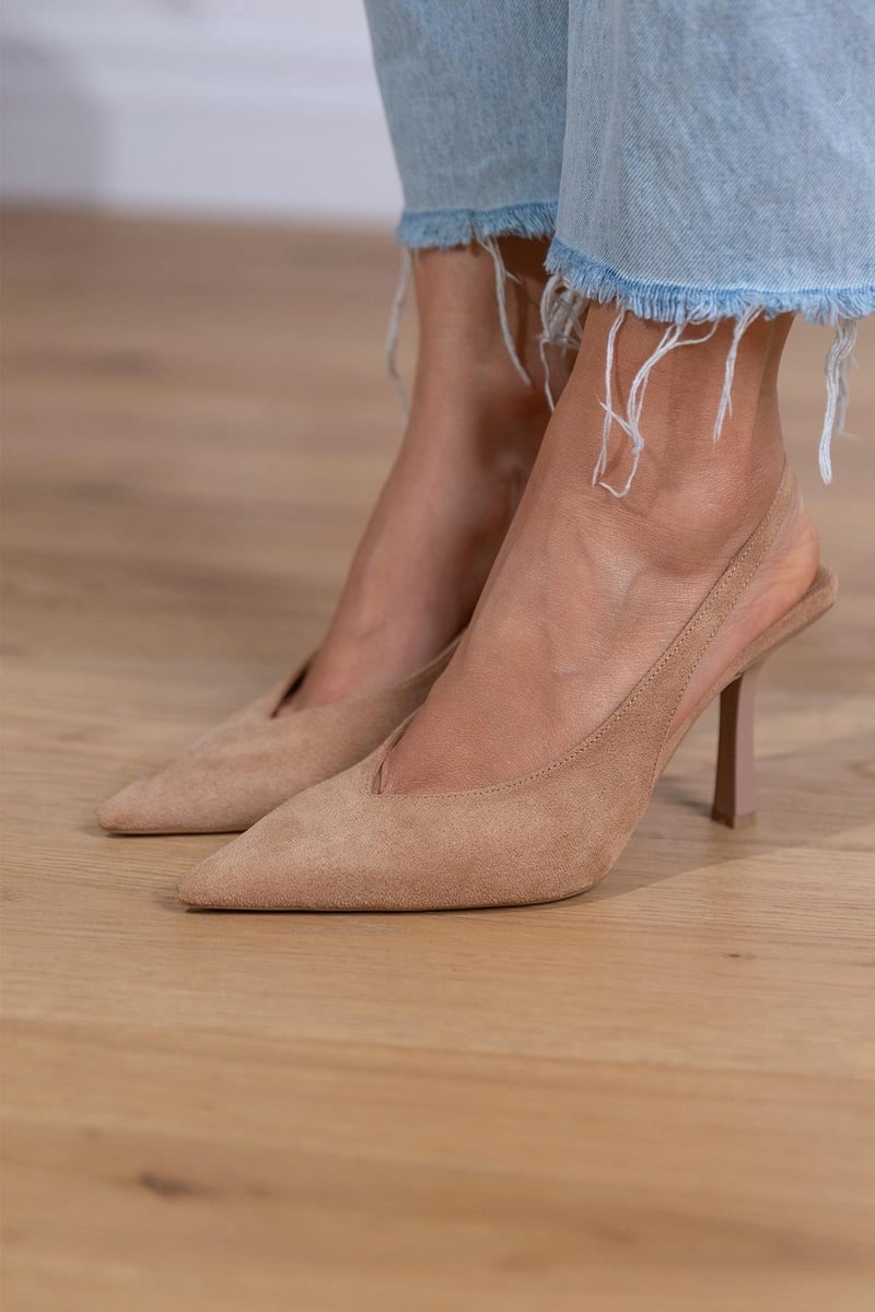 Marlena™ | Nude pumps with a fine heel