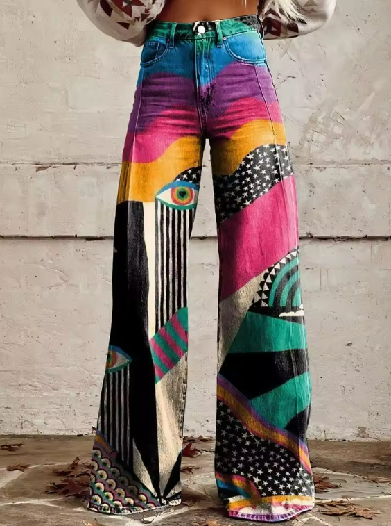 Talia - Bohemian Elephant Leg Pants